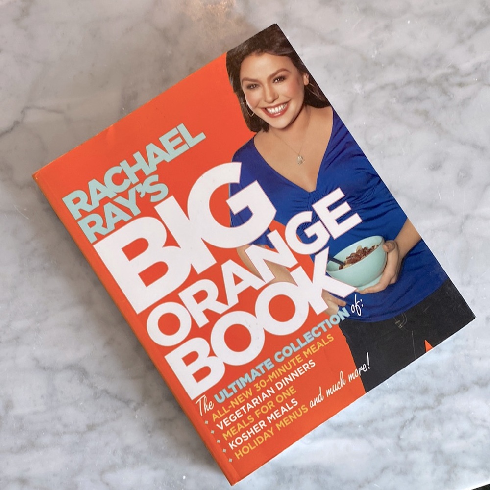 2/$20 Food Network Rachel Ray Big Orange Cookbook— 30 minute Meals